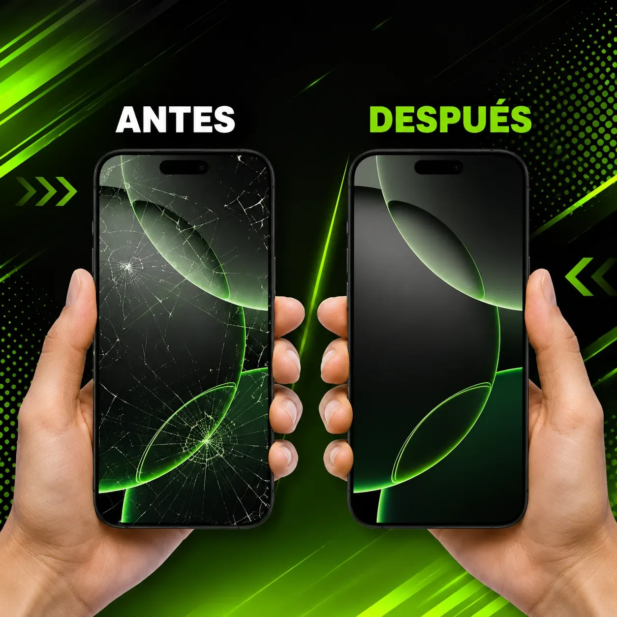 Cambio de pantalla y visor Frifoc